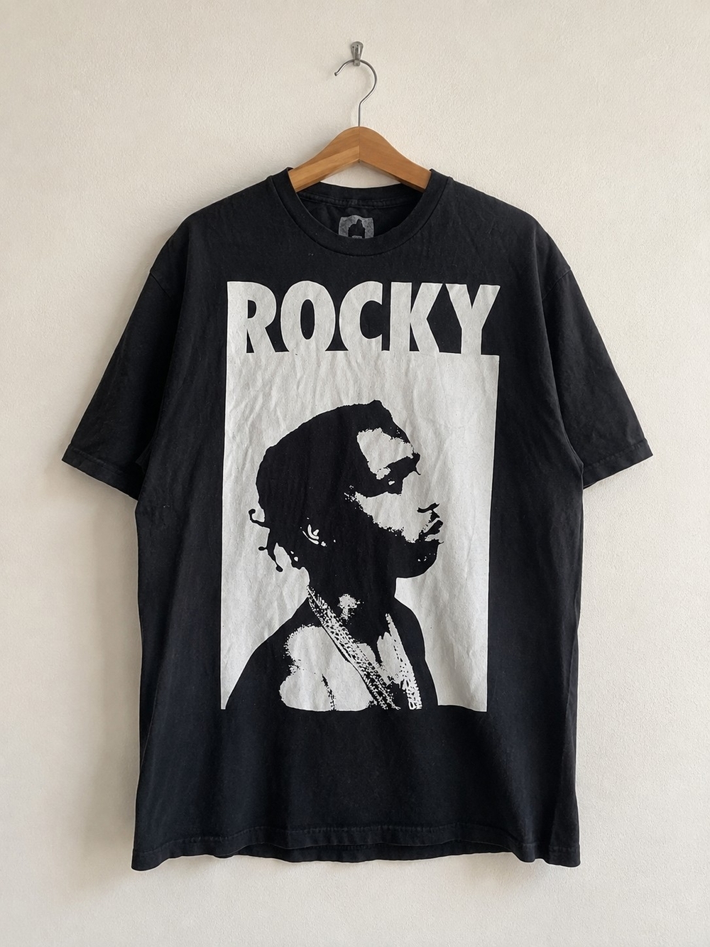 ROCKY Graphic T-Shirt Black A$AP Rocky Style Tee Size S
